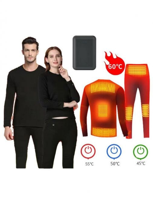 Heated thermal underwear hotsell
