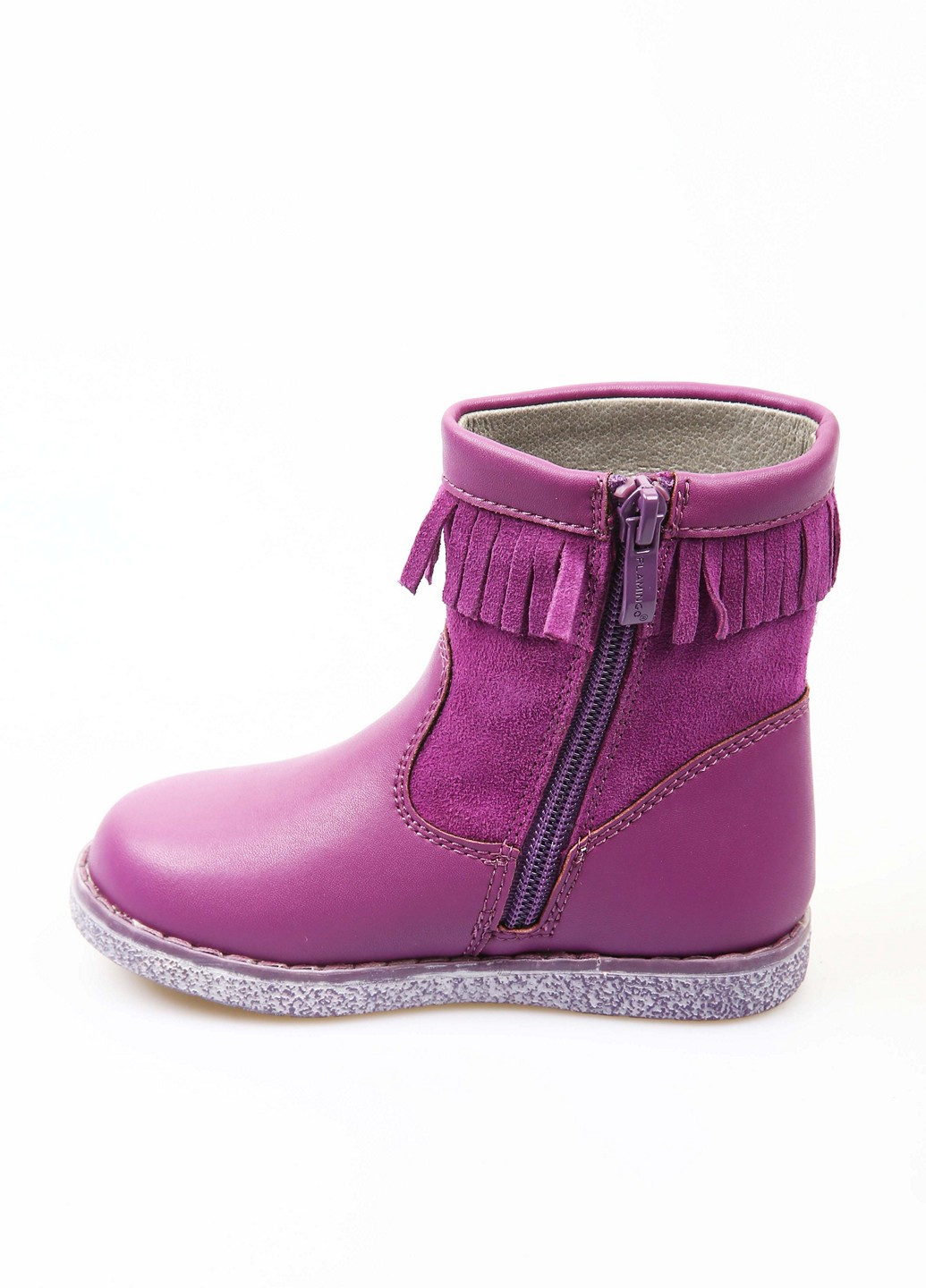 Фиолетовые кэжуал осенние ботинки Flamingo