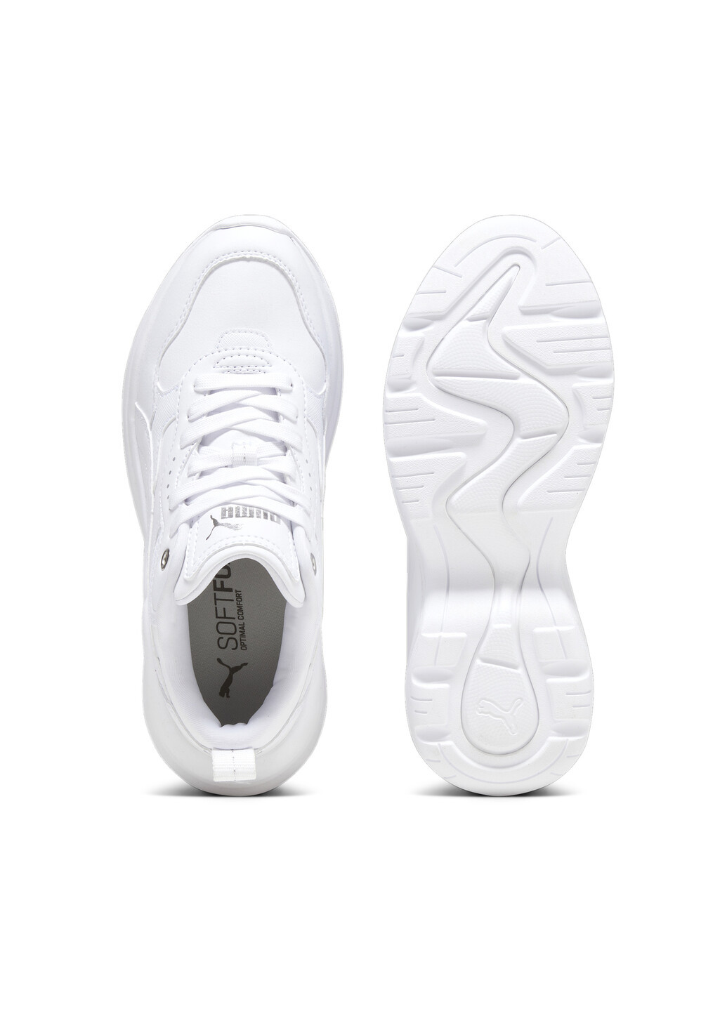 Белые кроссовки cilia wedge sneakers women Puma