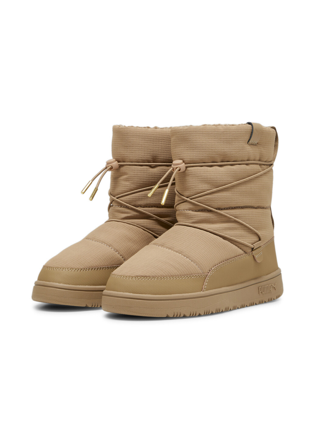 Бежевые ботинки snowbae women’s boots Puma