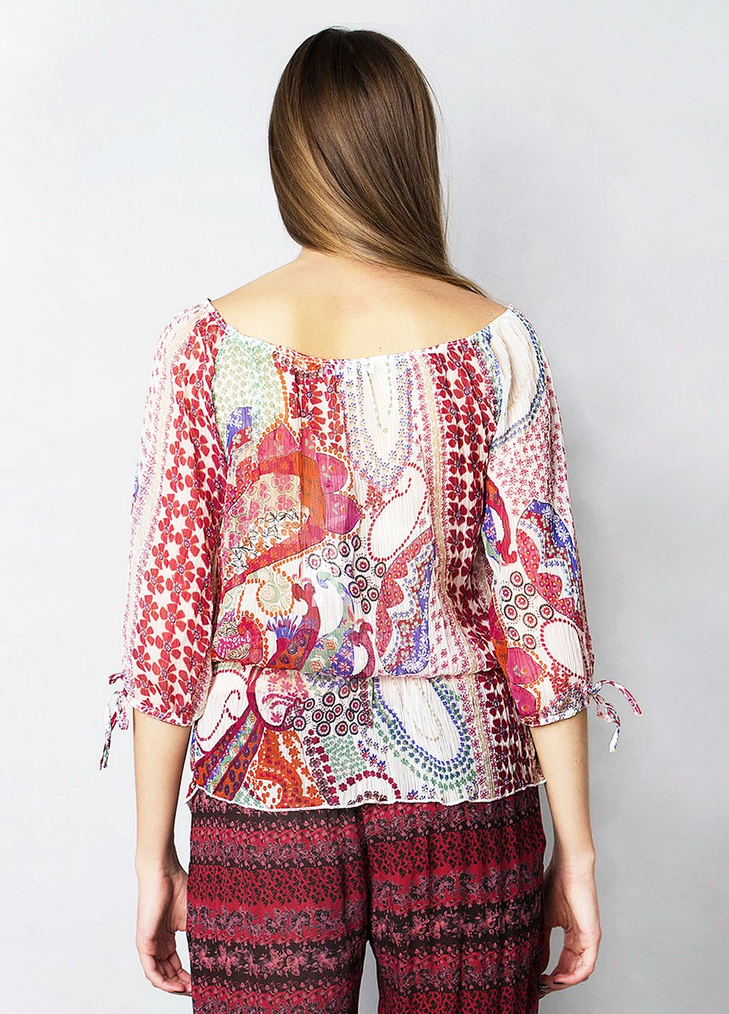 Комбінована блуза Meggi