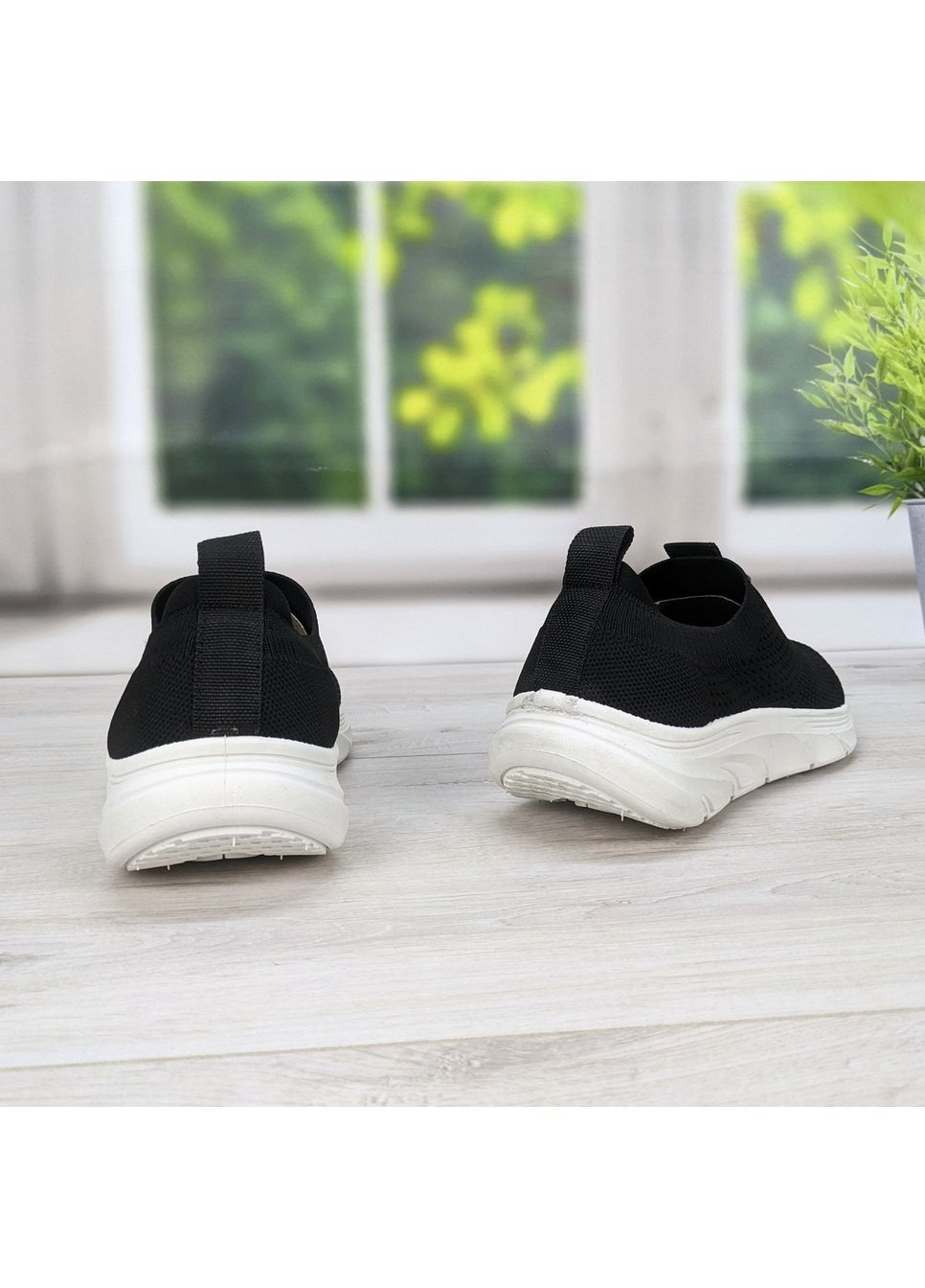 Черные демисезонные кроссовки мокасины мужские текстильные Paolla