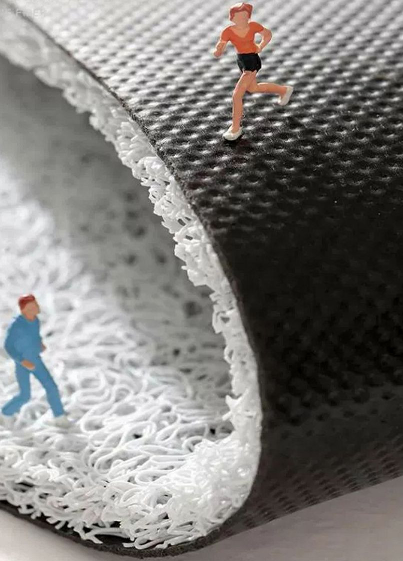 Придверний брудозахисний килимок 100х120 см Скандинавські соти d11 No Brand (260954286)