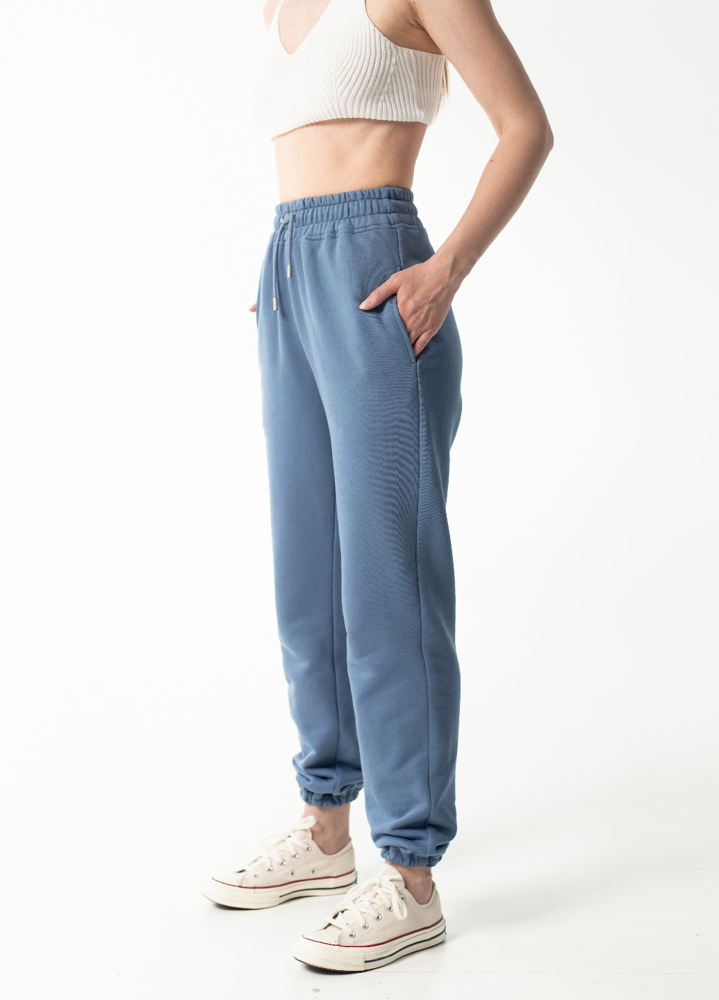 Жіночі спортивні штани з бавовни S Джинс Rebellis (260954520)