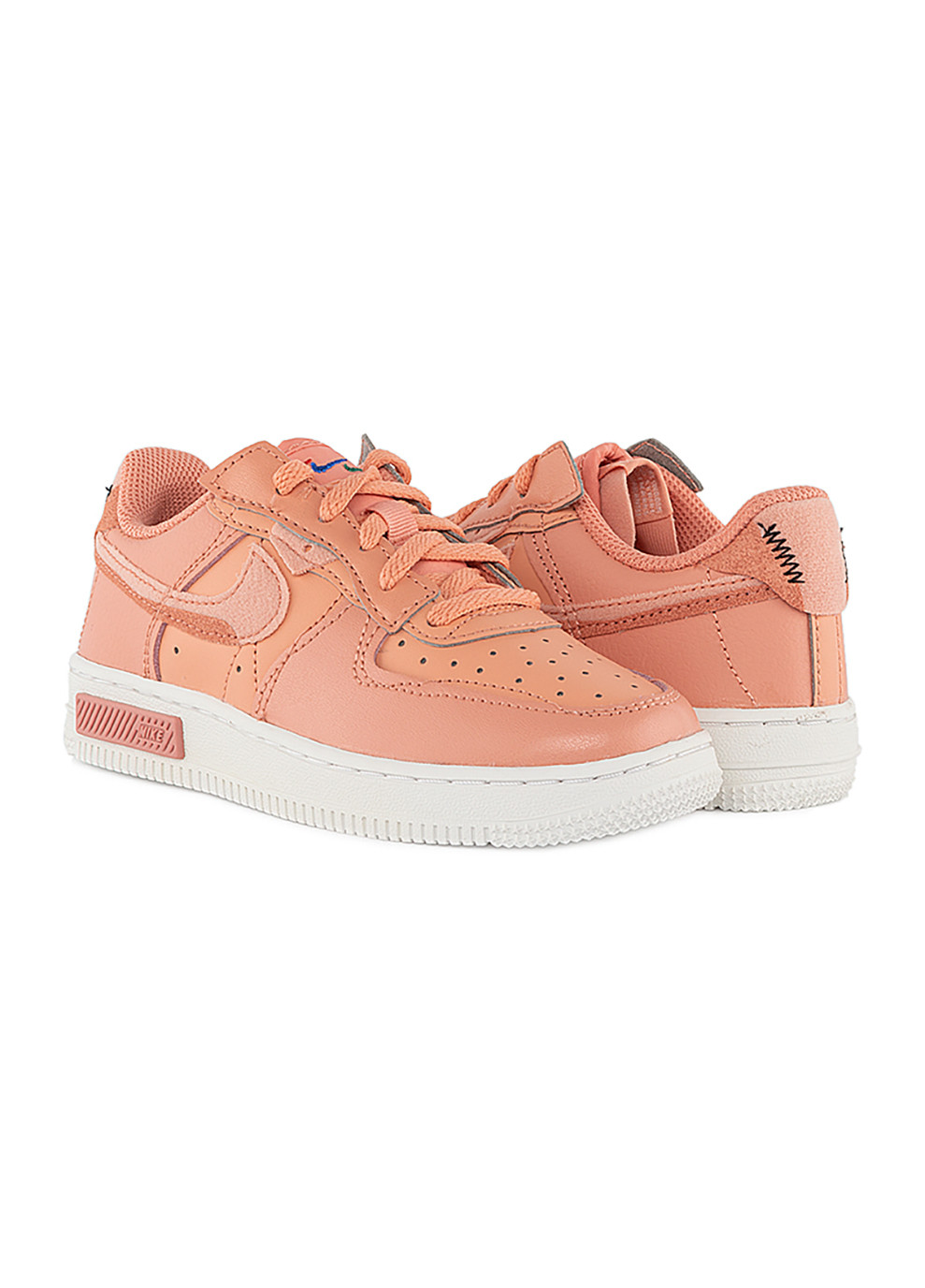 Розовые демисезонные детские кроссовки force 1 fontanka (ps) розовый Nike