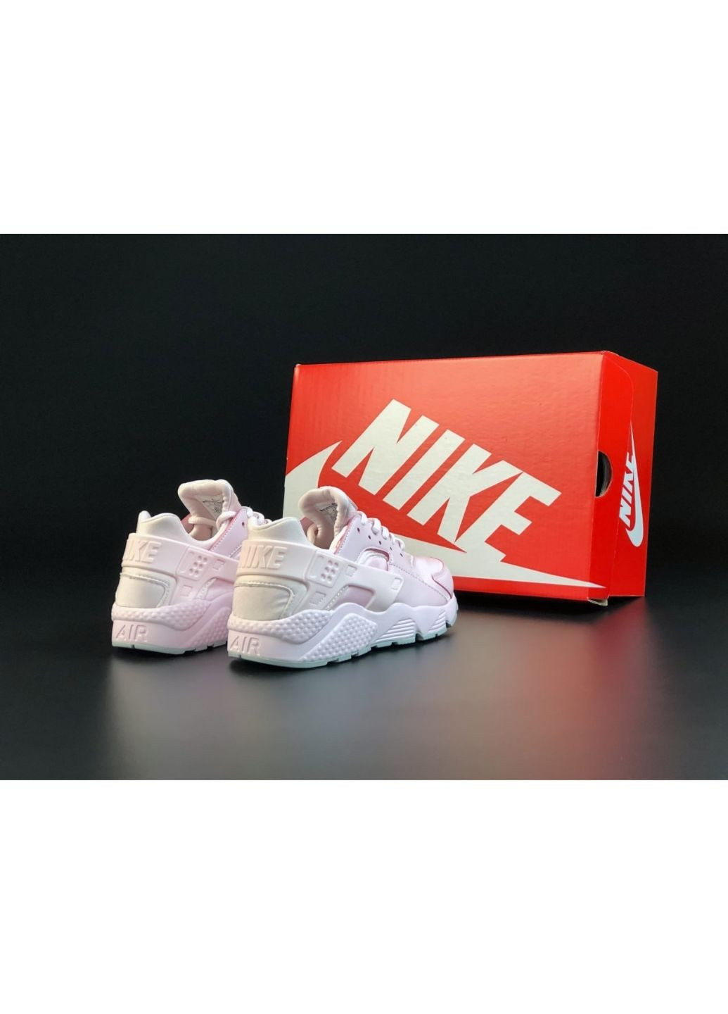 Рожеві осінні жіноічі кросівки рожеві «no name» Nike Huarache