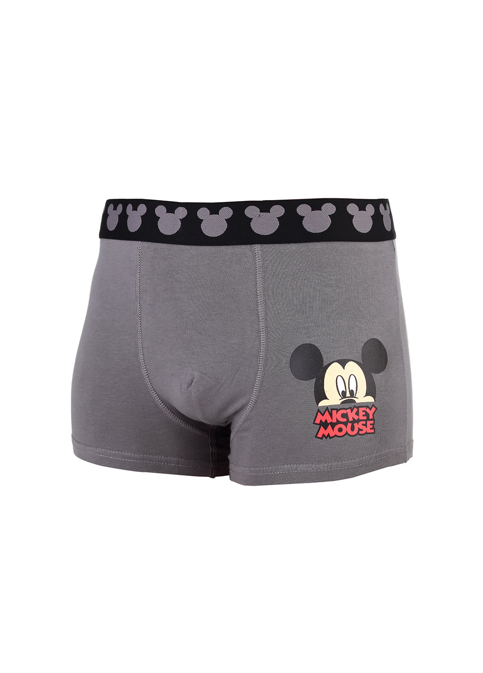 Трусы-боксеры Mickey Mouse Head 1-pack Серый Disney (260789526)