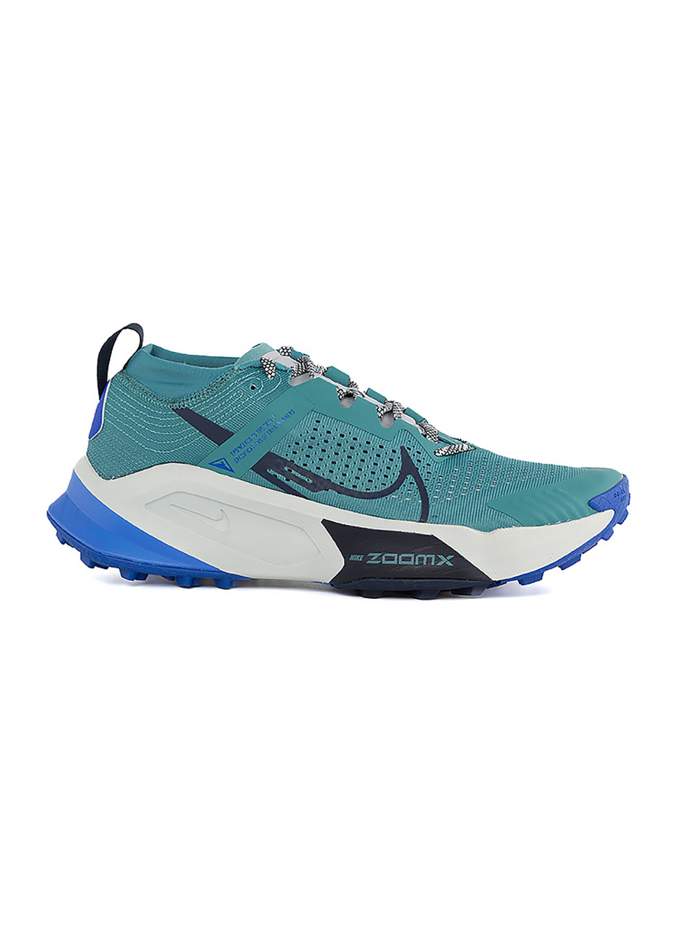 Бирюзовые демисезонные кроссовки zoomx zegama trail бирюзовый Nike