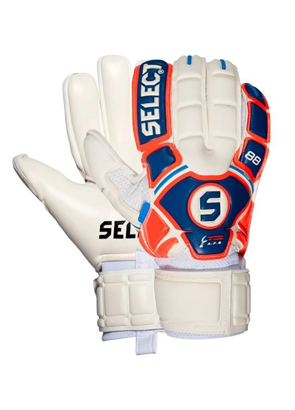 Рукавички воротарські Goalkeeper Gloves 88 Kids синій, білий, червоний Діт Select (260793448)
