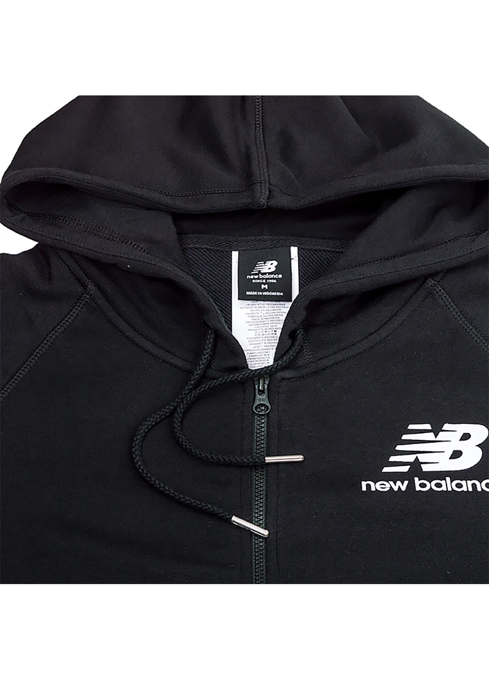 Женская Кофта Essentials FZ Черный New Balance (260794670)