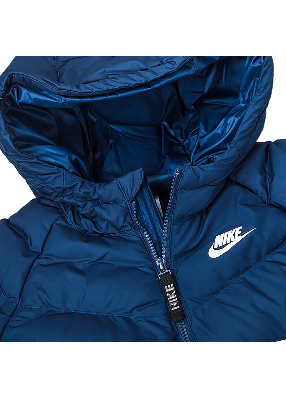 Синяя демисезонная детская куртка k nsw synfl hd prka синий Nike
