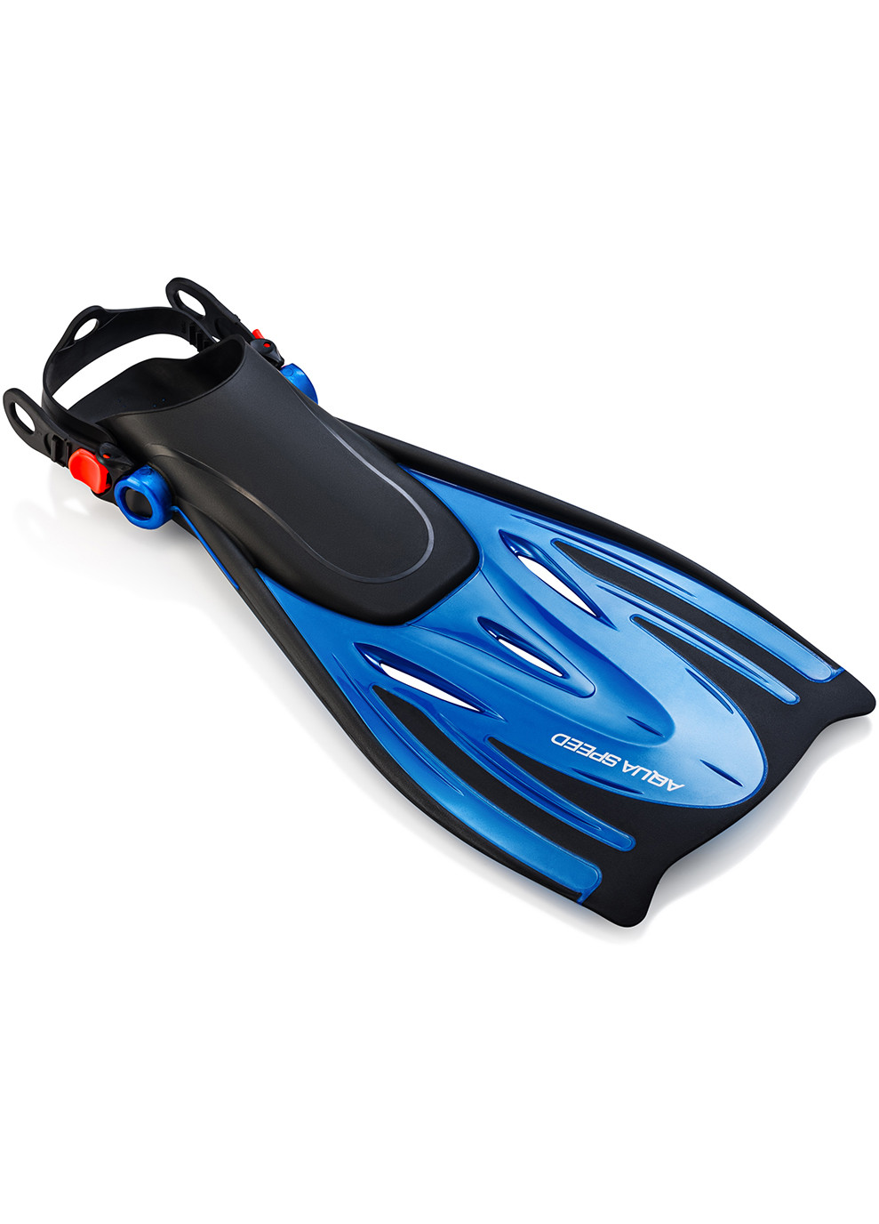 Ласти Aquaspeed Wombat KID 528-11-1 27/31 (18-21 см) Чорно-сині (5908217630322) Aqua Speed (260793980)