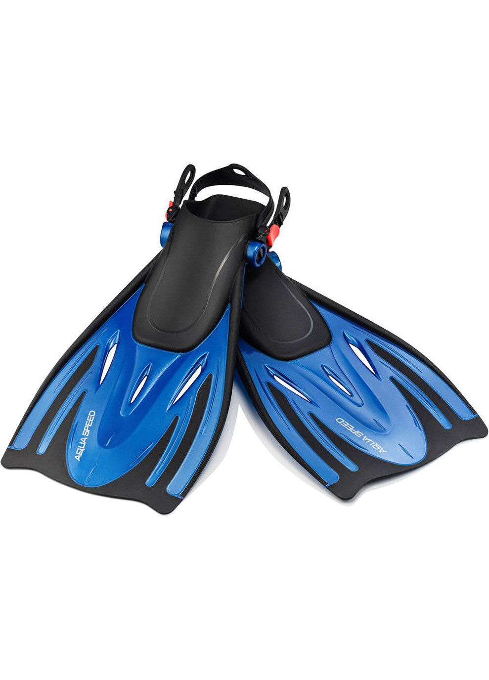 Ласти Aquaspeed Wombat KID 528-11-1 27/31 (18-21 см) Чорно-сині (5908217630322) Aqua Speed (260793980)