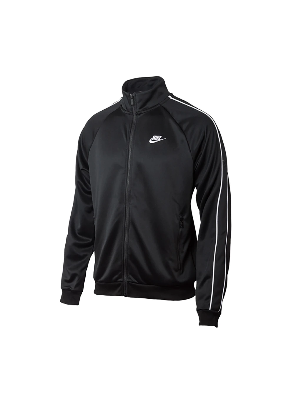 Черная демисезонная мужская куртка m nk club pk fz jkt черный s (dx0670-010 s) Nike