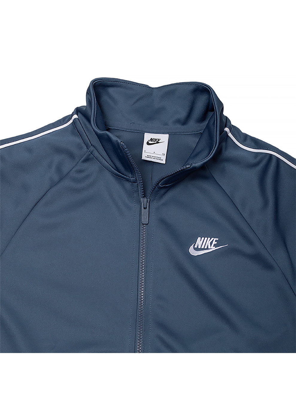 Синяя демисезонная мужская куртка m nk club pk fz jkt синий Nike