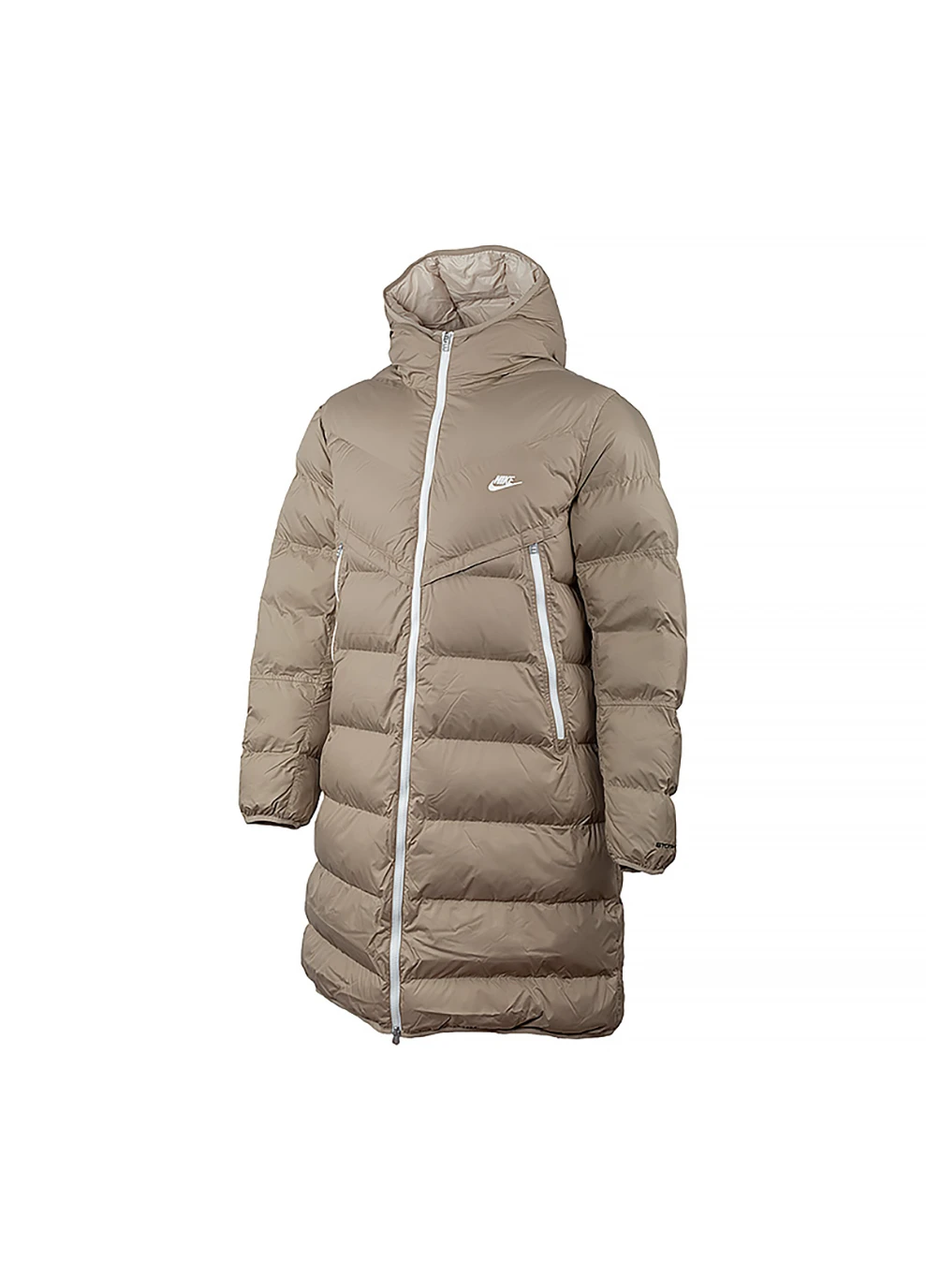 Бежевая демисезонная мужская куртка m nk sf wr pl-fld hd parka бежевый l (dr9609-247 l) Nike