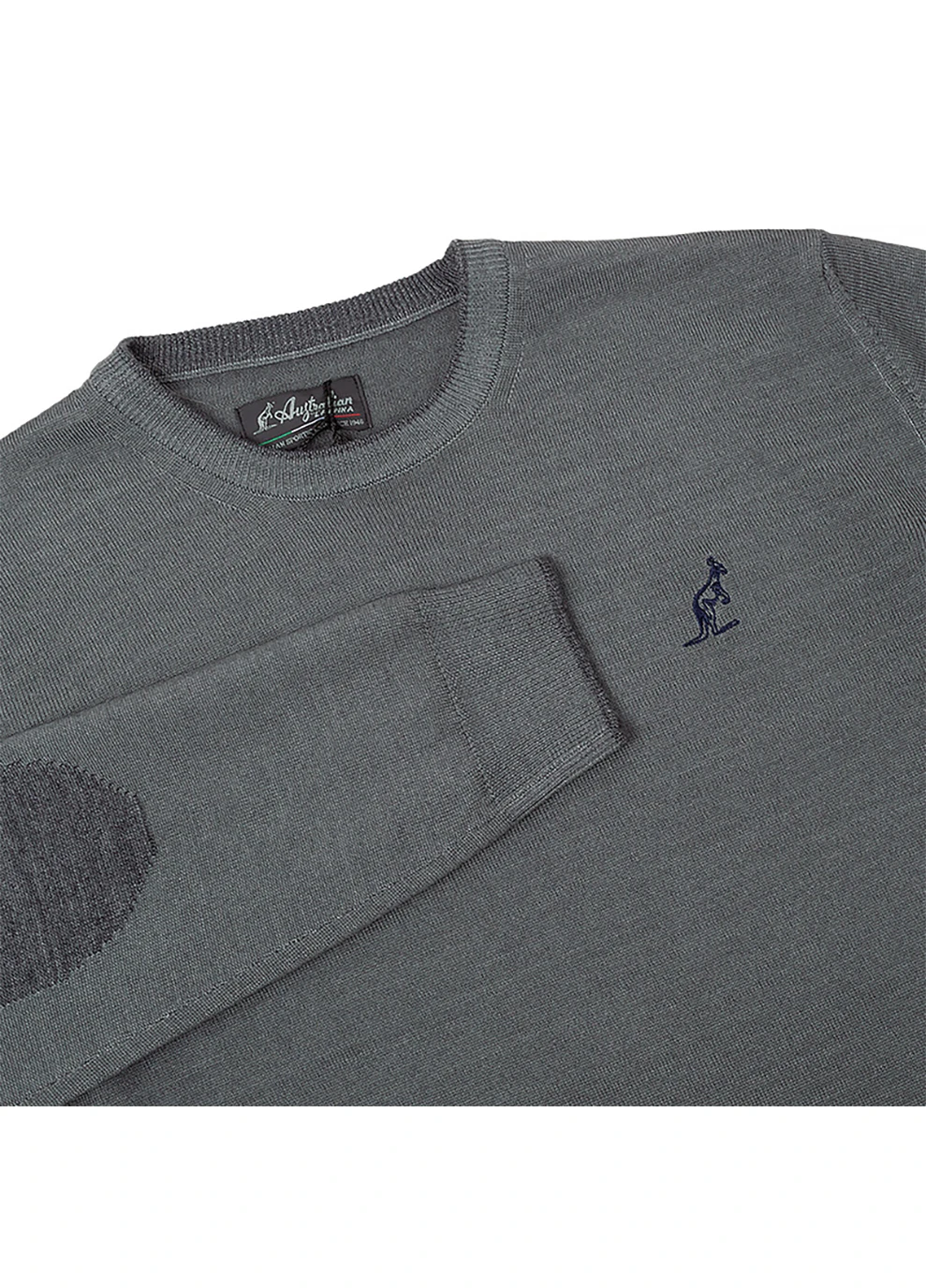 Мужская Кофта Sweater erinos Crewneck Серый Australian (260794879)