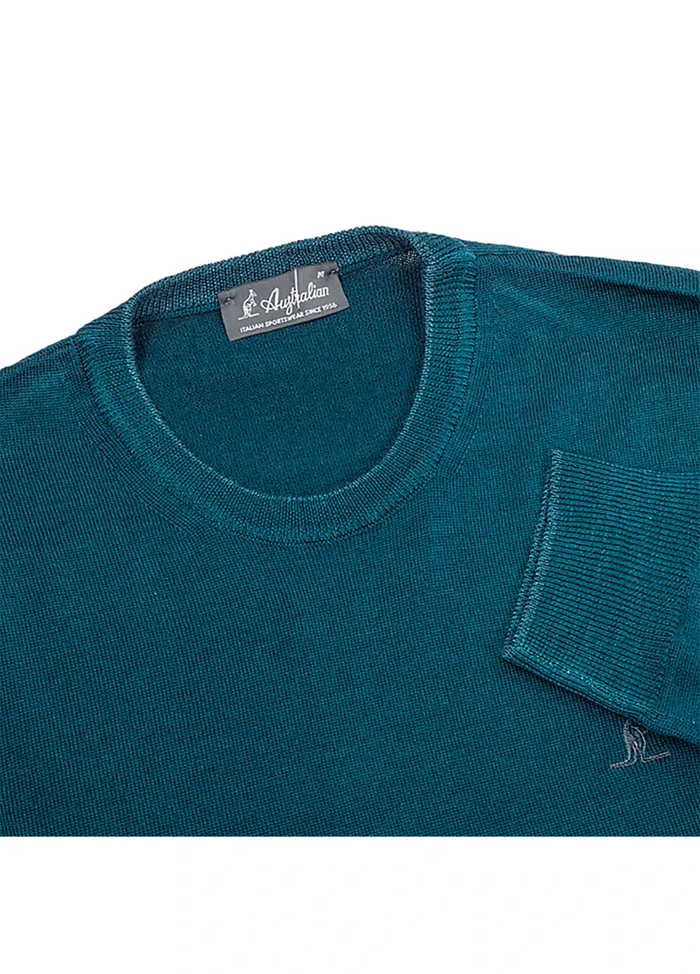 Мужская Кофта Sweater erinos Crewneck Бирюзовый Australian (260796270)