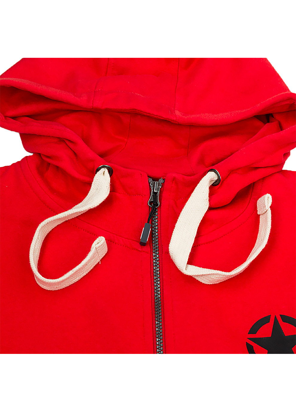 Мужская Толстовка HOODED SWEATSHIRT FULL ZIP STAR& Красный Jeep (260795329)