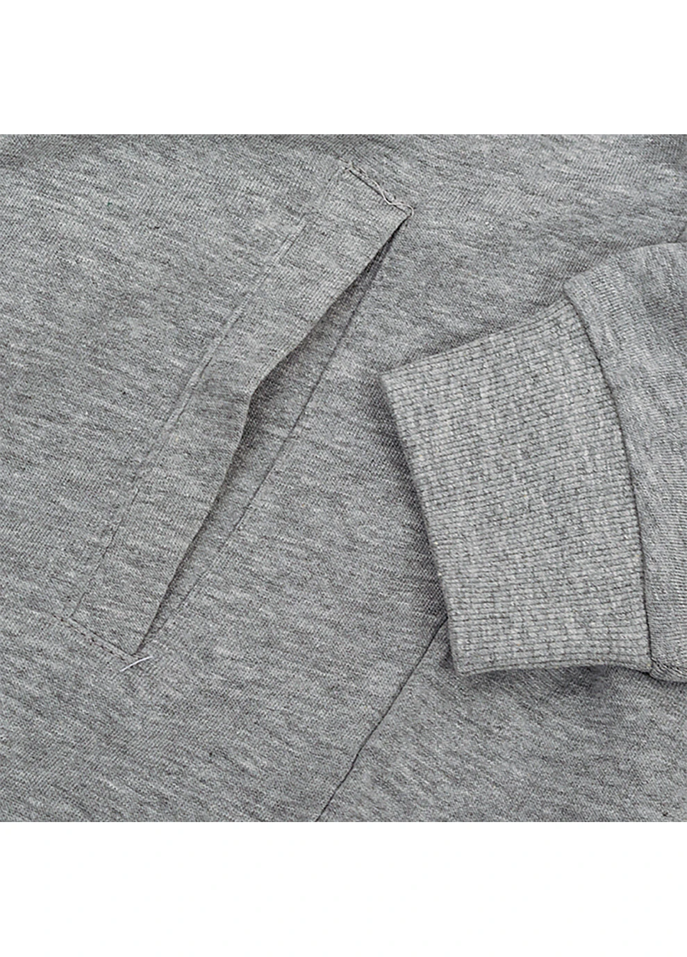 Мужская Толстовка HOODED SWEATSHIRT FULL ZIP The spirit of Adventure Серый Jeep (260796217)