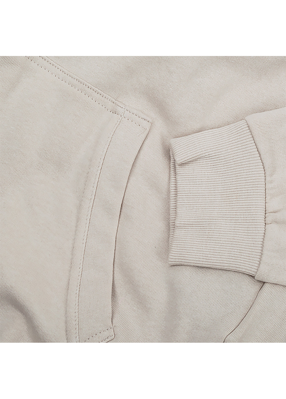 Мужская Толстовка HOODED SWEATSHIRT FULL ZIP Sleeve Embroidery Серый Jeep (260796207)