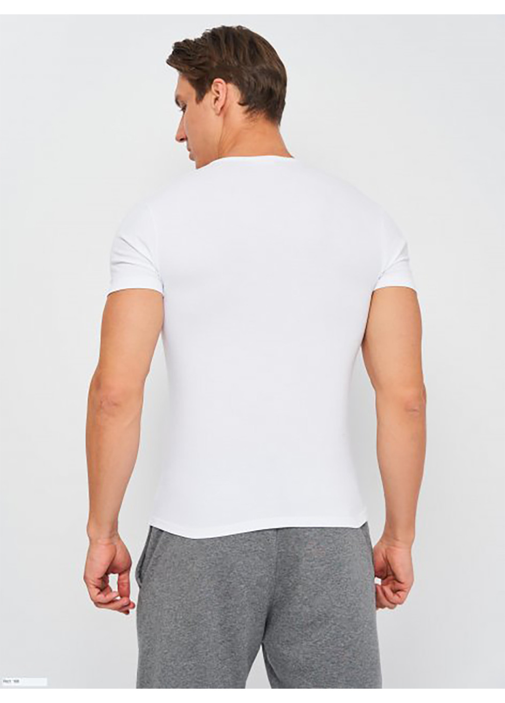 Біла футболка t-shirt mezza manica girocollo білий m чоловік k1305 bianco-m Kappa