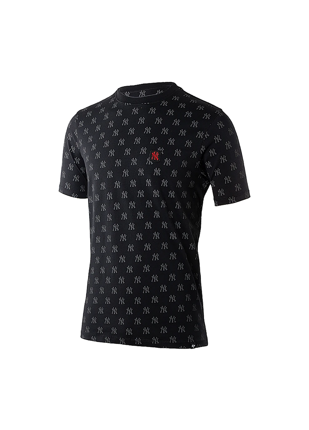 Чорна чоловіча футболка mlb new york yankees repeat logo чорний s (545524jk-fs s) 47 Brand
