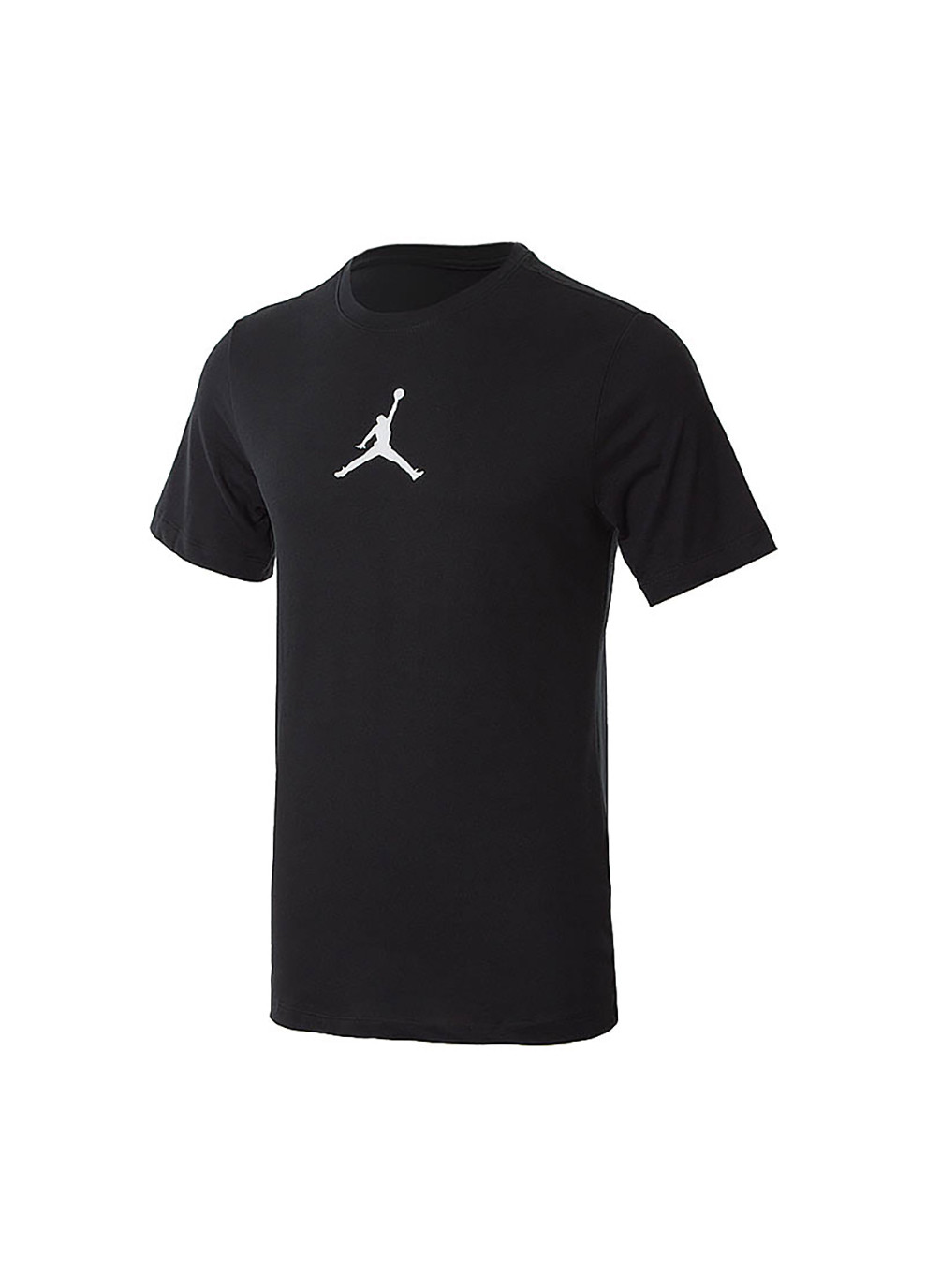 Черная мужская футболка nike m j jumpman dfct ss crew черный 2xl (cw5190-010 2xl) Jordan