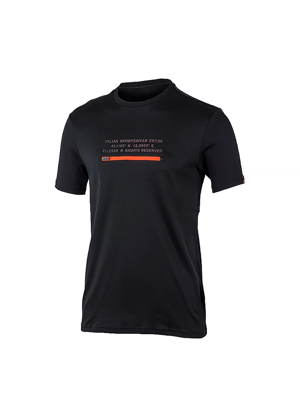Черная мужская футболка piedmont черный l (shi11160-black l) Ellesse