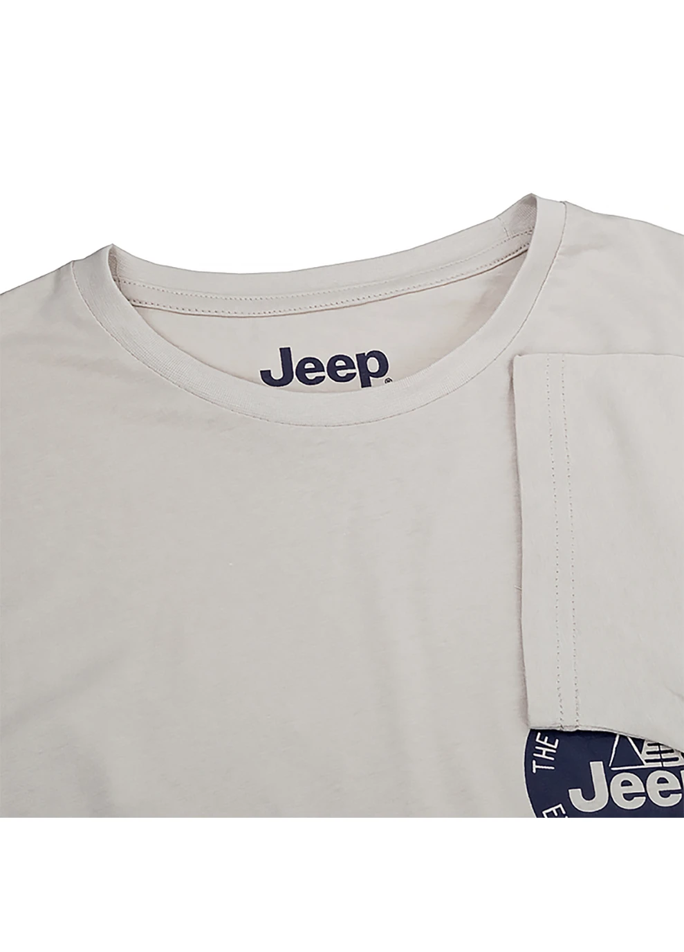 Сіра чоловіча футболка t-shirt the spirit of adventure сірий s (o102586-j869 s) Jeep