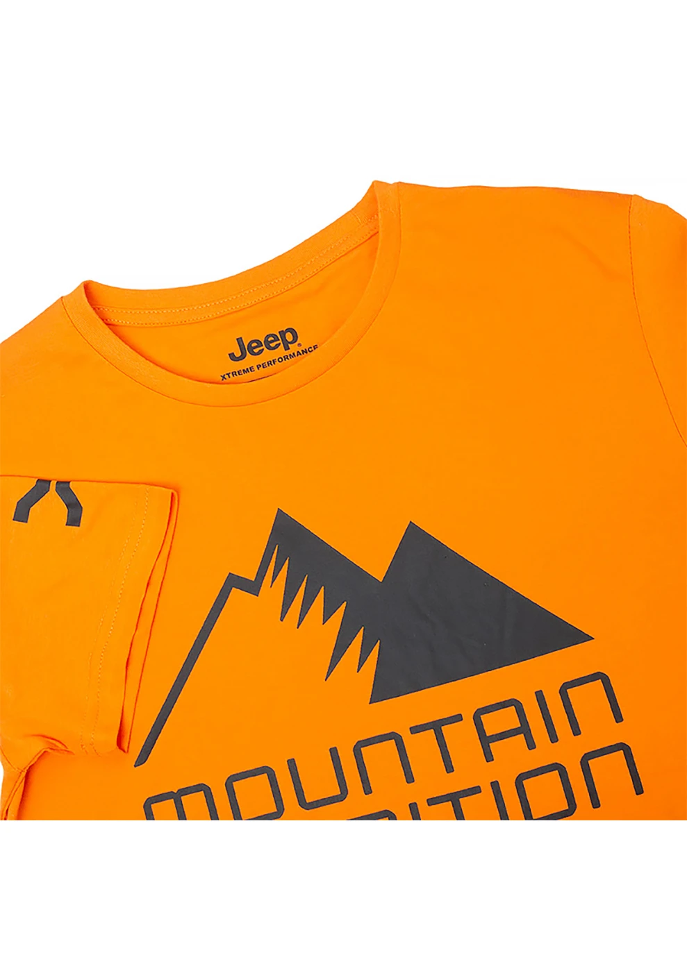 Помаранчева чоловіча футболка t-shirt mountain xpedition print jx22a помаранчевий xl (o102627-o288 xl) Jeep
