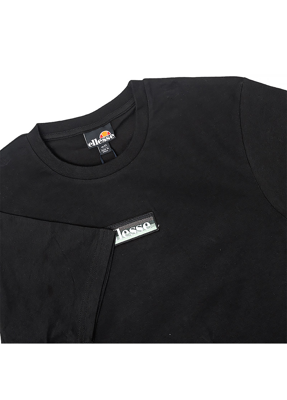 Черная мужская футболка valliteri tee черный m (shl13325-black m) Ellesse