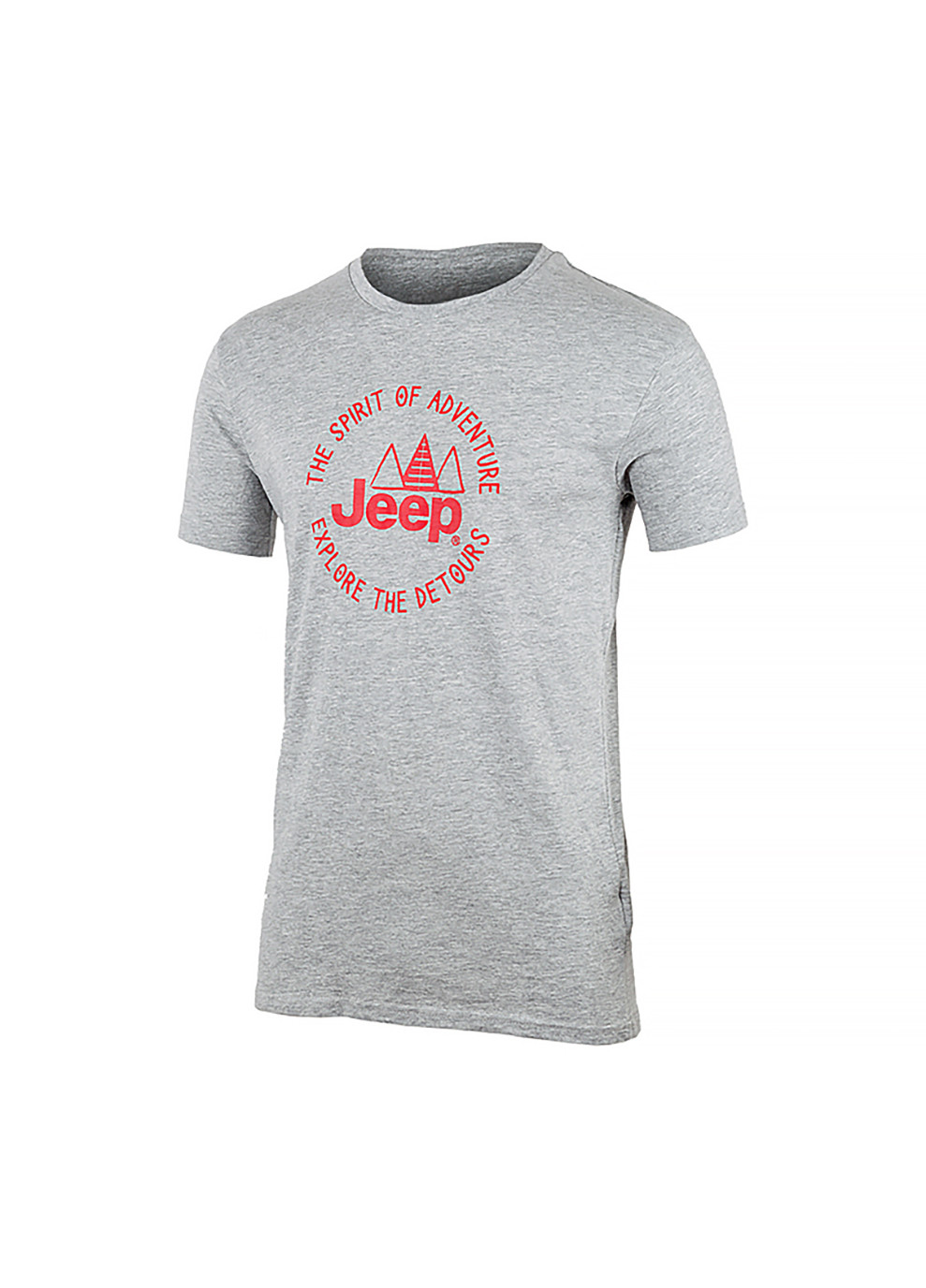 Серая мужская футболка t-shirt the spirit of adventure серый xl (o102587-j866 xl) Jeep