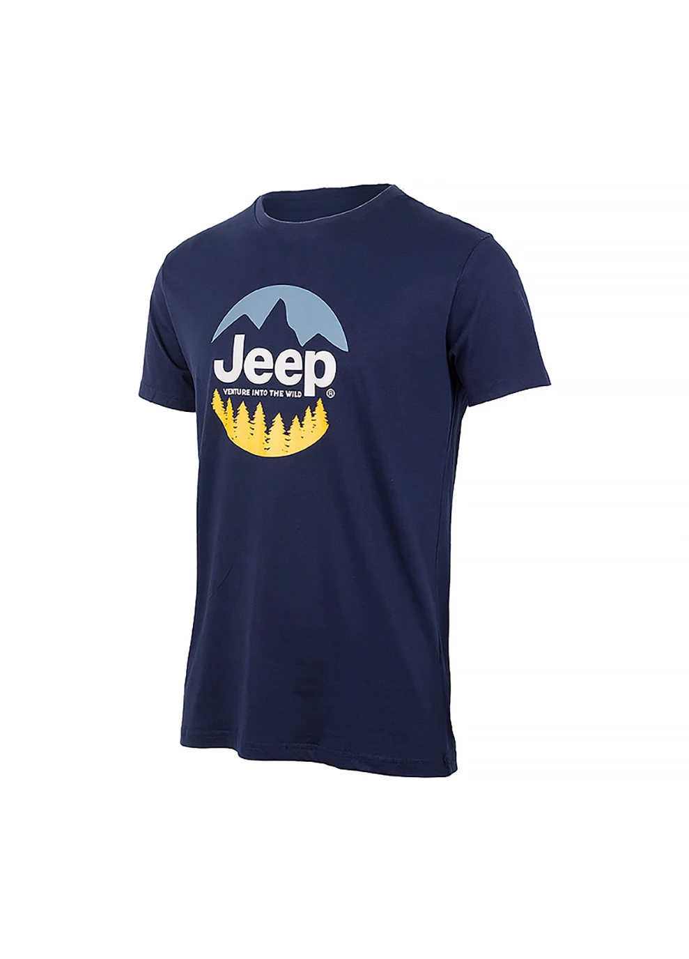 Синя чоловіча футболка t-shirt the spirit of adventure синій 2xl (o102588-a184 2xl) Jeep