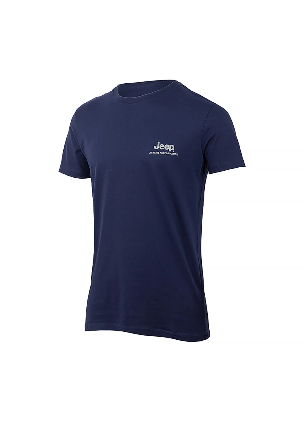 Синяя мужская футболка t-shirt seek&discovery back vertical print jx22a синий xl (o102628-k882 xl) Jeep