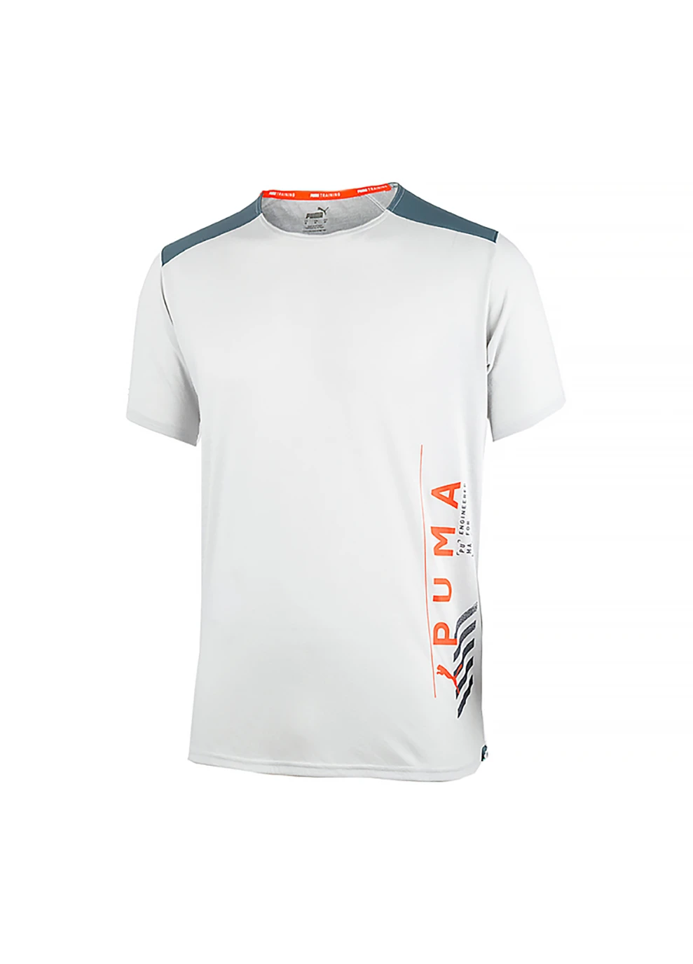 Сіра чоловіча футболка train everfresh ss tee сірий 2xl (52152319 2xl) Puma