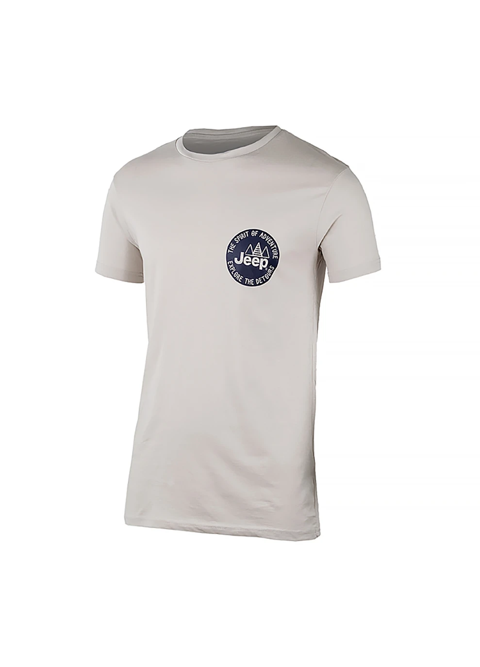 Сіра чоловіча футболка t-shirt the spirit of adventure сірий l (o102586-j869 l) Jeep