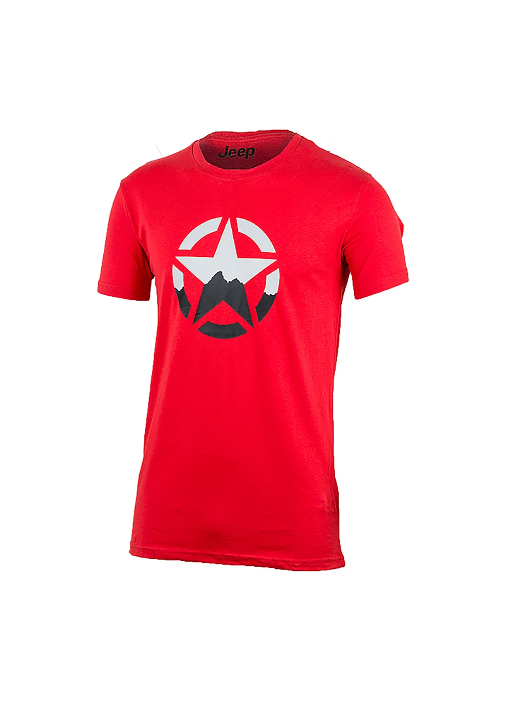 Красная мужская футболка t-shirt star j22w красный s (o102582-r700 s) Jeep