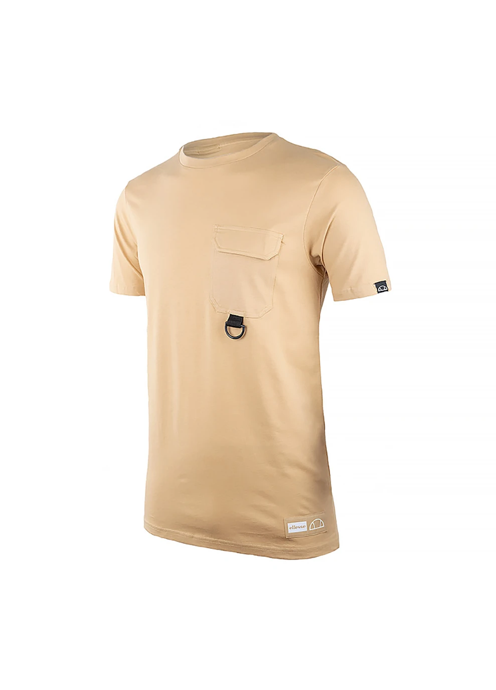 Бежевая мужская футболка karakoram бежевый xl (shl13376-beige xl) Ellesse