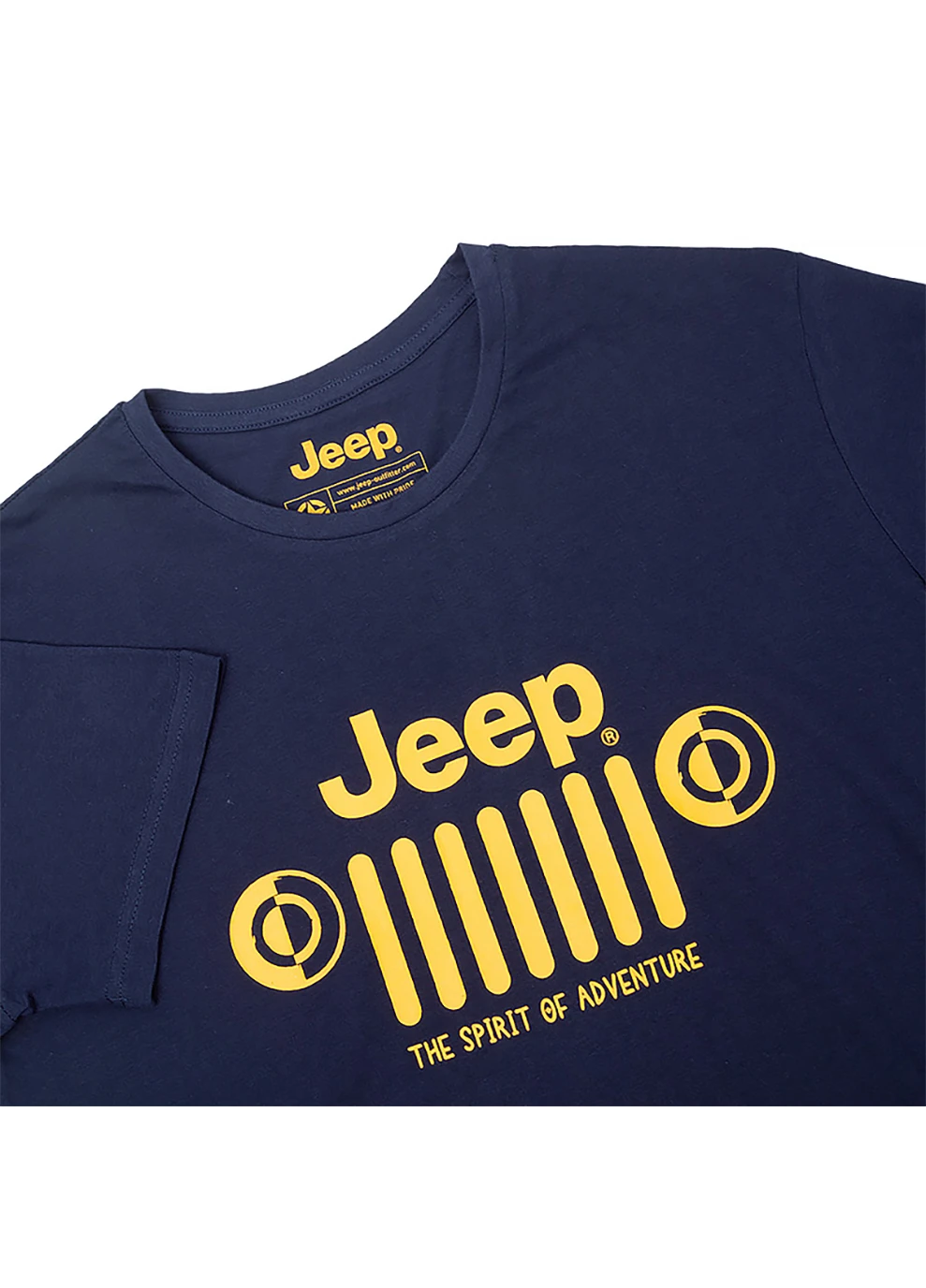 Синяя мужская футболка t-shirt &grille синий l (o102589-k877 l) Jeep