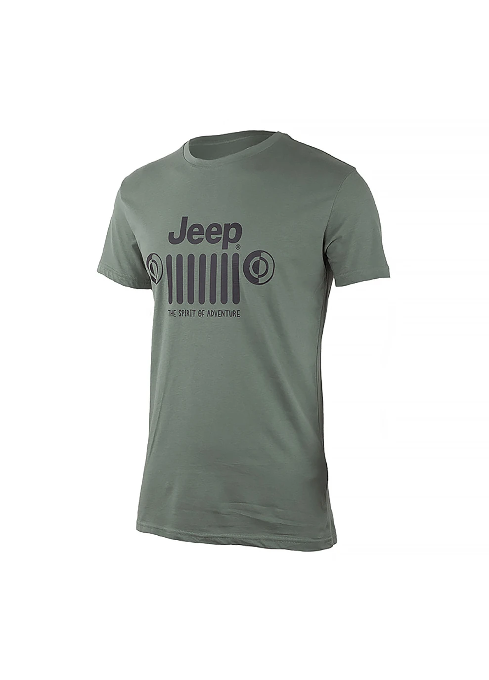 Хакі (оливкова) чоловіча футболка t-shirt &grille хакі l (o102589-e850 l) Jeep