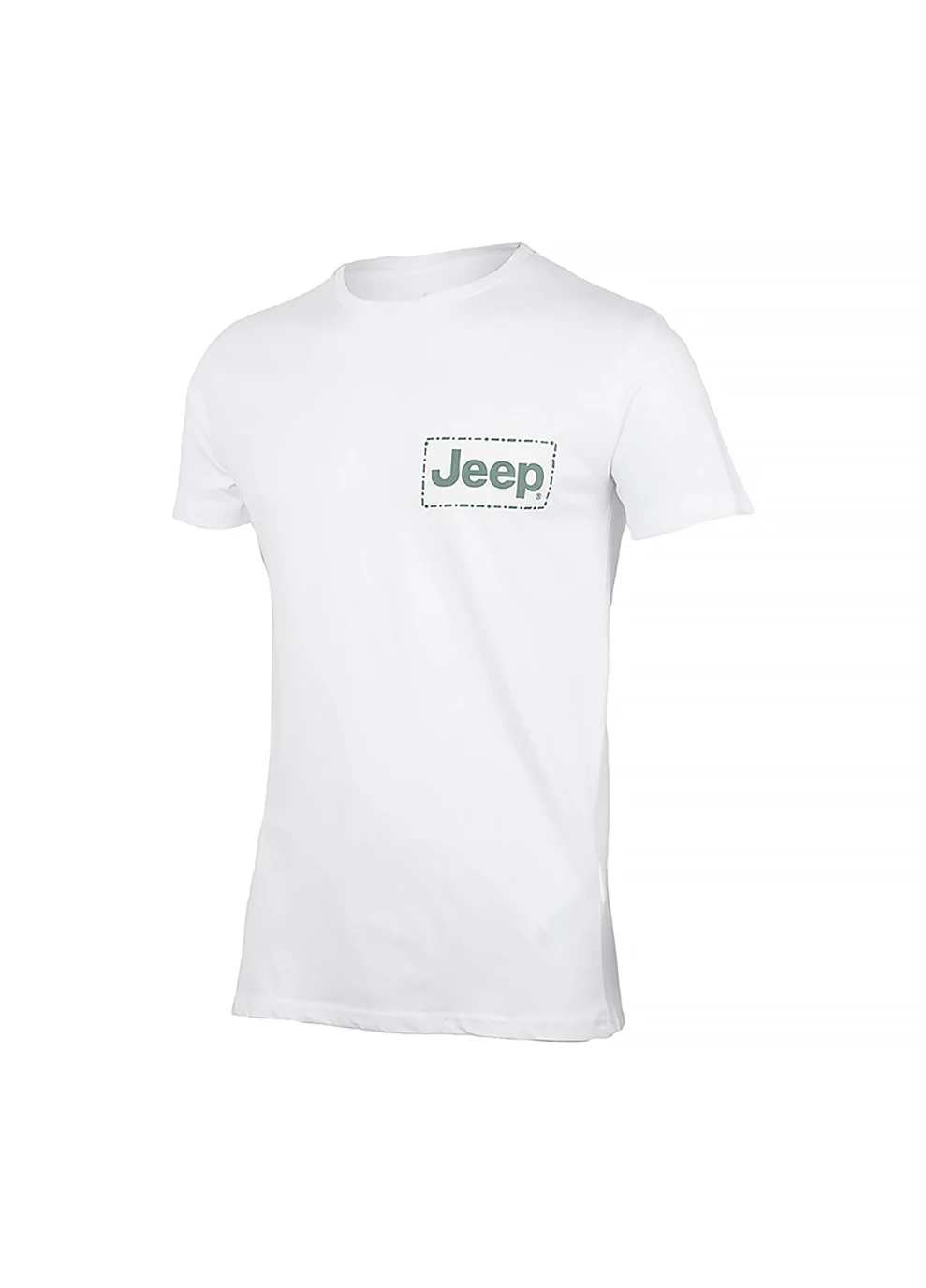 Біла чоловіча футболка t-shirt stiched frame small print j22w білий m (o102585-w595 m) Jeep