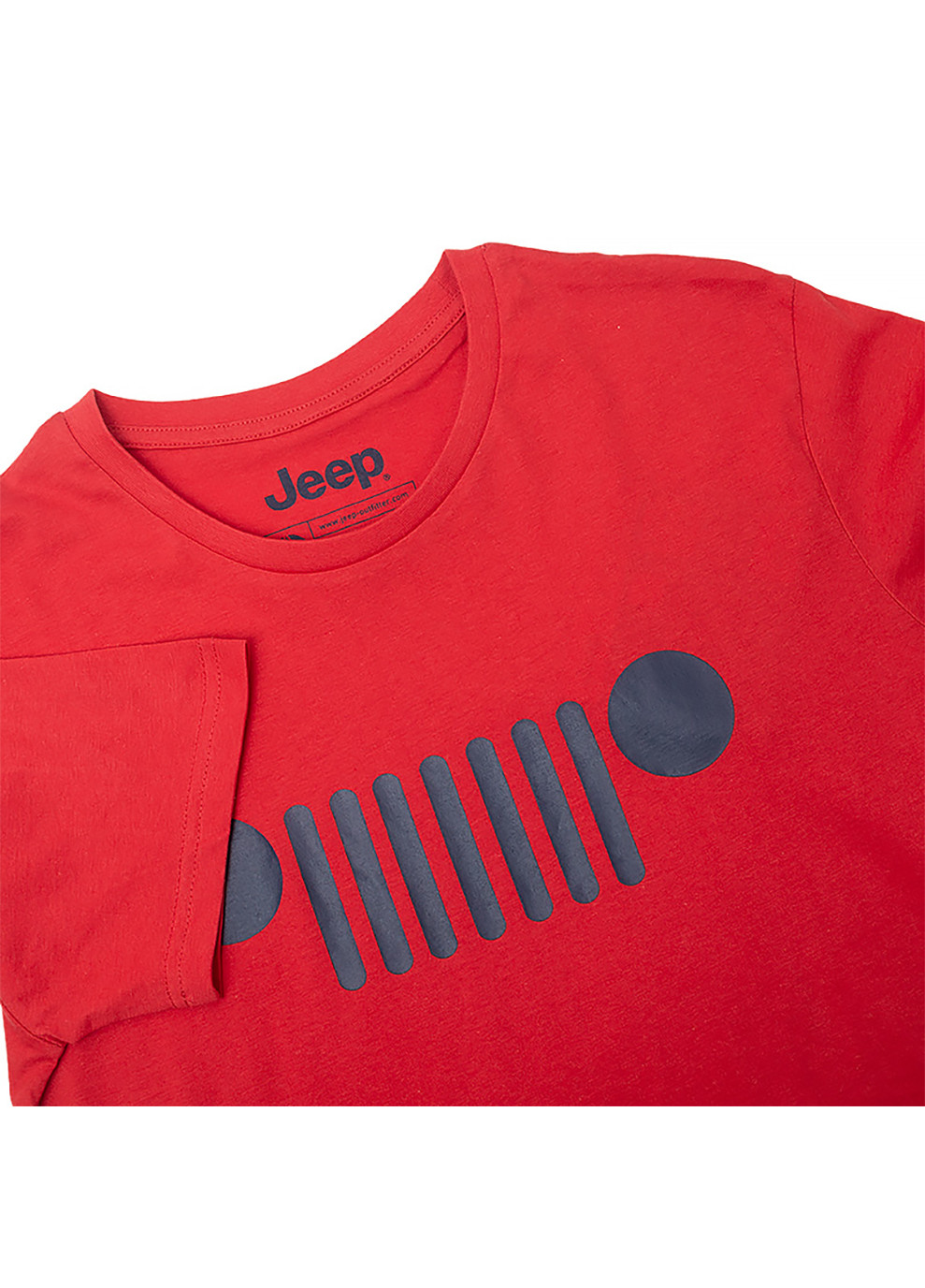 Червона чоловіча футболка t-shirt grille j22w червоний l (o102583-r701 l) Jeep