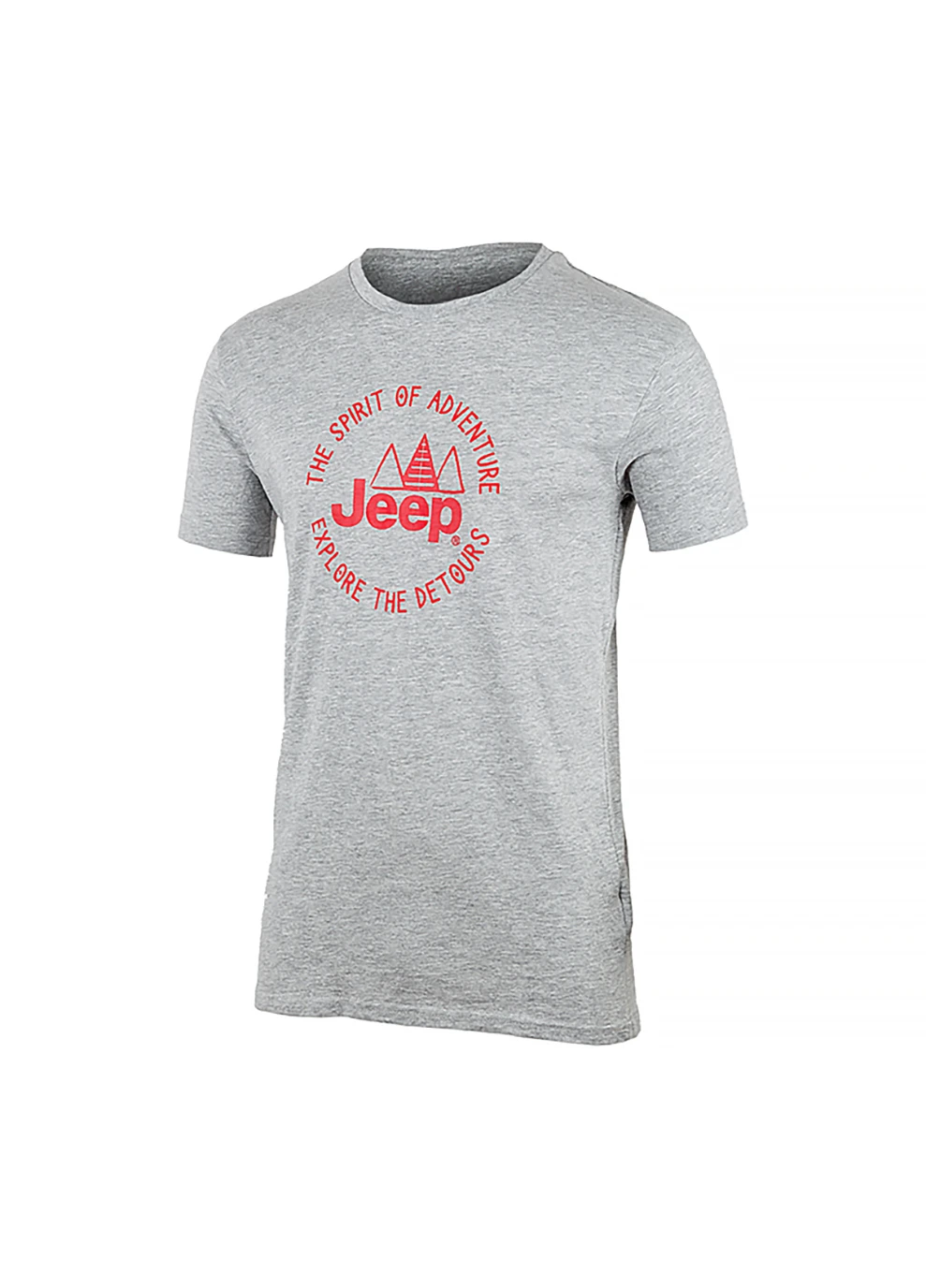 Сіра чоловіча футболка t-shirt the spirit of adventure сірий m (o102587-j866 m) Jeep
