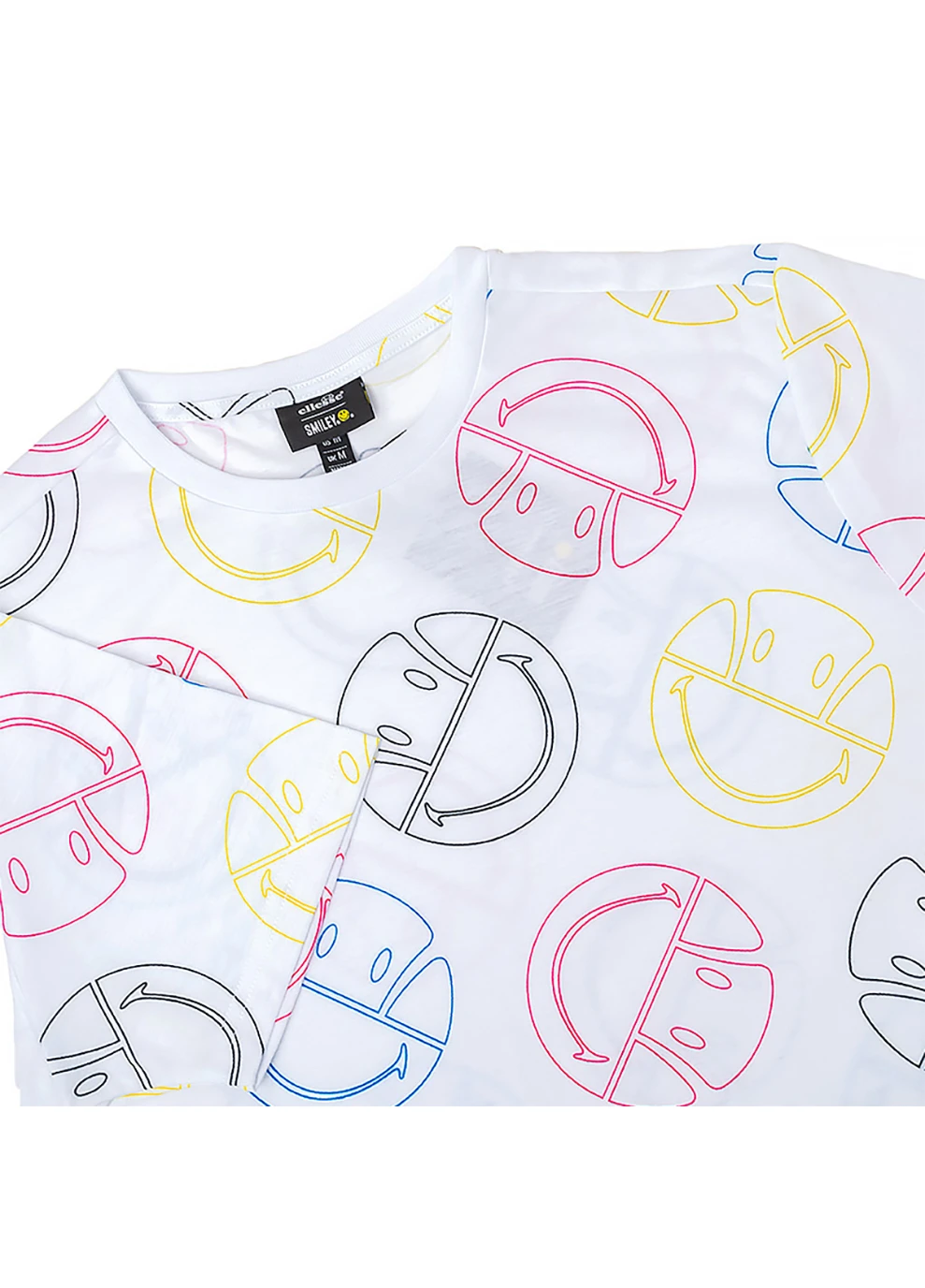 Белая мужская футболка x smiley merilino tee белый s (sml13068-white s) Ellesse
