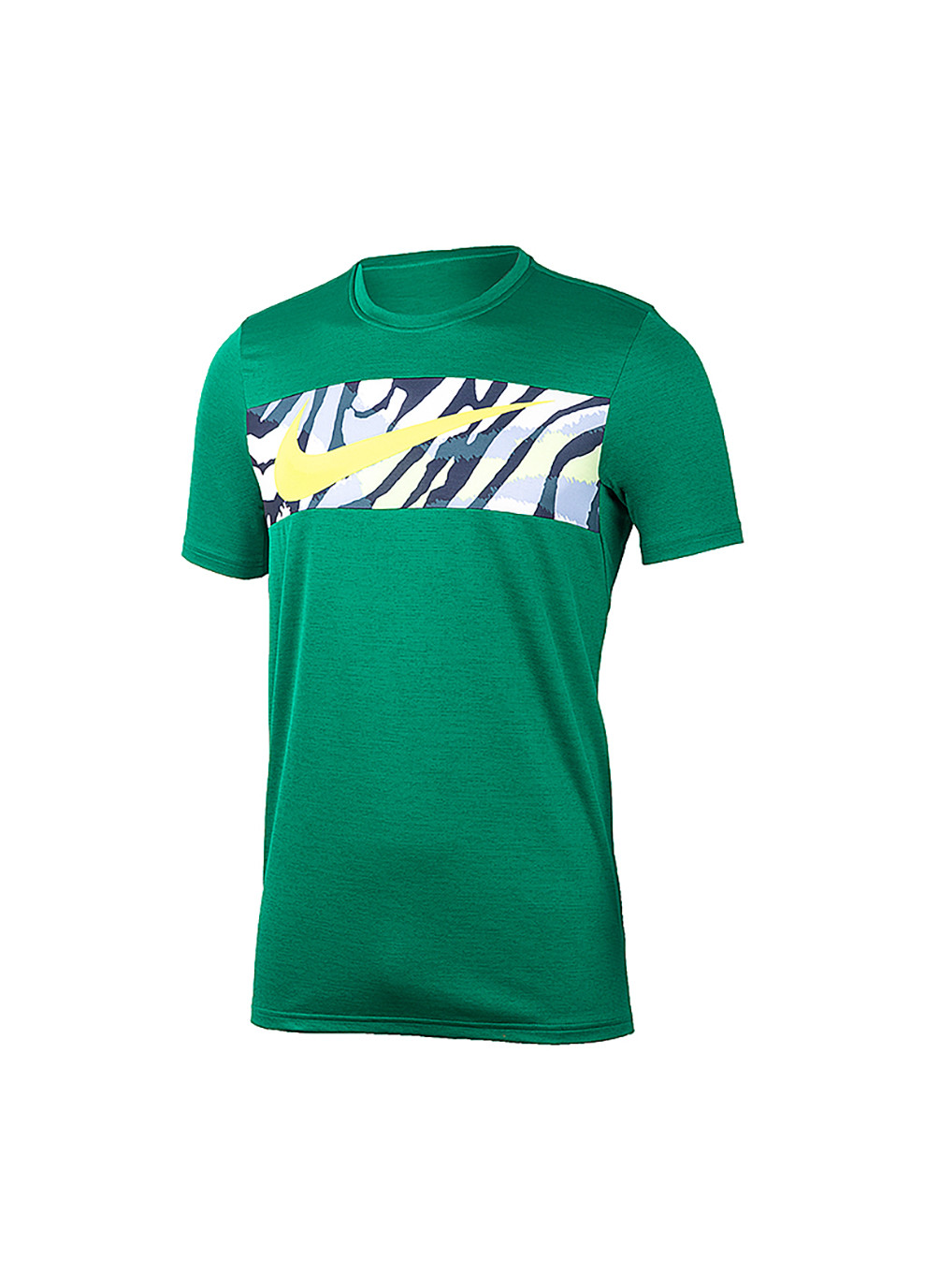 Зелена чоловіча футболка m mk df sc top 4 s (dm6511-365 s) Nike