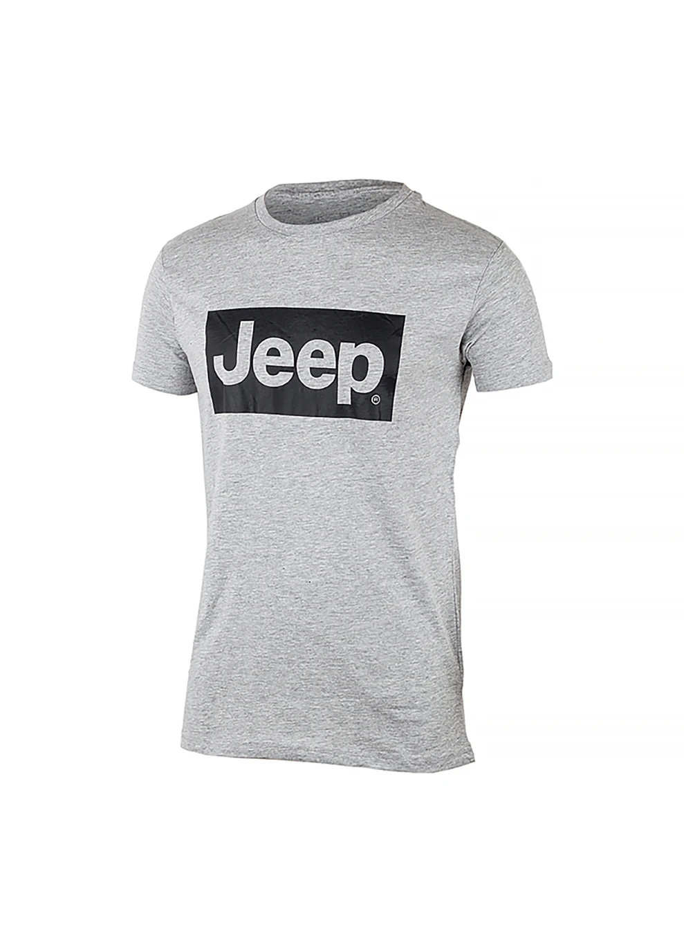 Серая мужская футболка t-shirt contours j22w серый 2xl (o102581-g433 2xl) Jeep