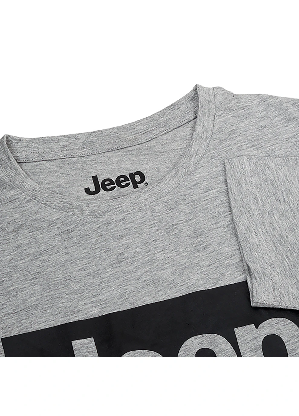 Серая мужская футболка t-shirt contours j22w серый 2xl (o102581-g433 2xl) Jeep