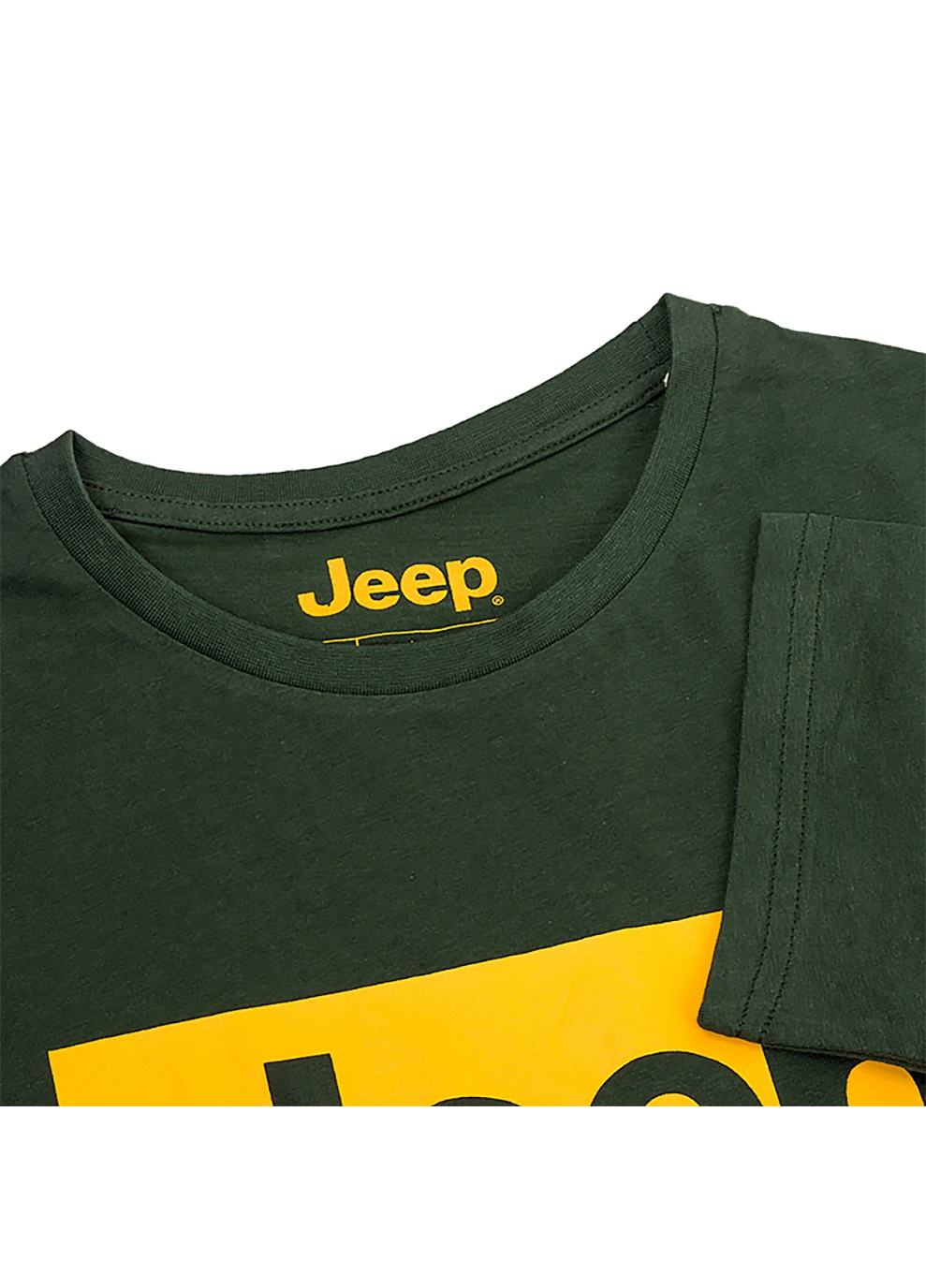 Хакі (оливкова) чоловіча футболка t-shirt contours j22w хакі s (o102581-e853 s) Jeep