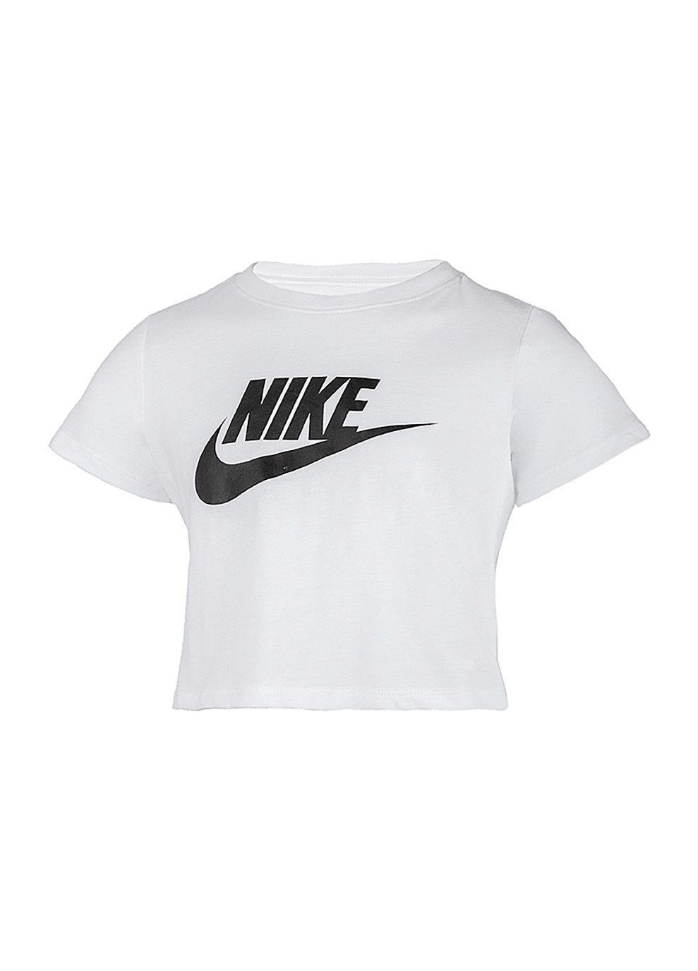 Біла демісезонна дитяча футболка g nsw tee crop futura білий Nike